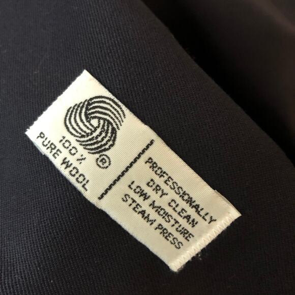 VTG JH Collectibles Wool Blazer Navy Double Breasted 12 M/L Union USA Preppy - Picture 11 of 14